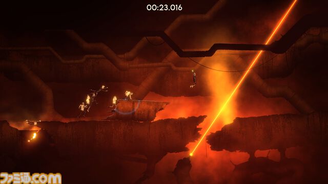 『バイオニックベイ』入れ替えテレポートや時間・重力操作を駆使するアクション。とっさのひらめきで危険だらけの世界から脱出せよ。本日（4/17）発売