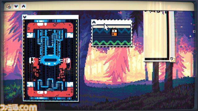 『MainFrames』フロッピーディスクがパソコン内を飛び回る2DアクションがSwitchで発売。ウィンドウを並び替えて道を作る、斬新ながらもどこか感じる懐かしさ