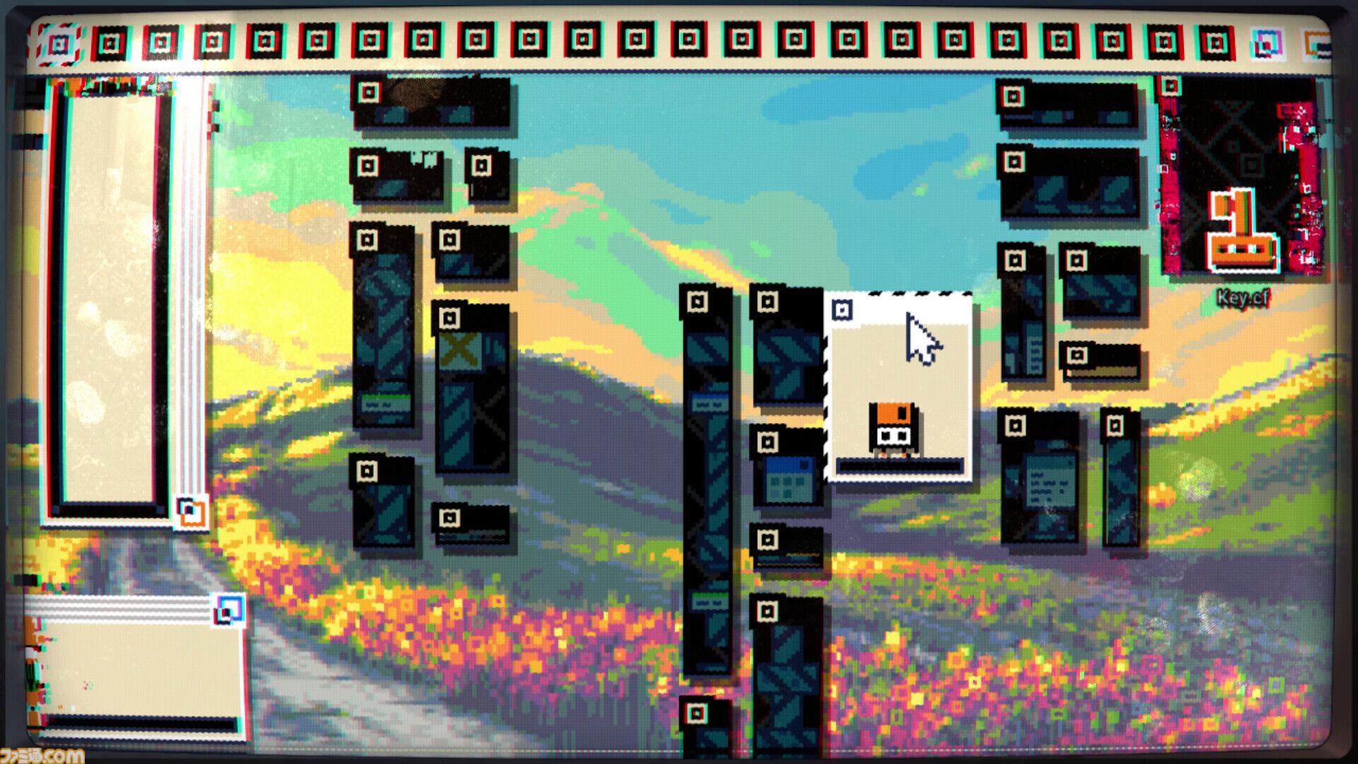 『MainFrames』フロッピーディスクがパソコン内を飛び回る2DアクションがSwitchで発売。ウィンドウを並び替えて道を作る、斬新ながらもどこか感じる懐かしさ