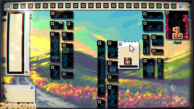 『MainFrames』フロッピーディスクがパソコン内を飛び回る2DアクションがSwitchで発売。ウィンドウを並び替えて道を作る、斬新ながらもどこか感じる懐かしさ