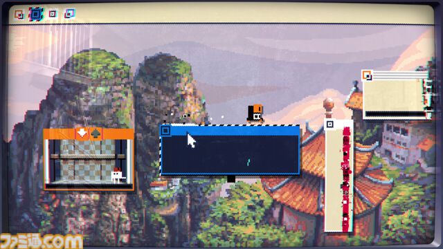 『MainFrames』フロッピーディスクがパソコン内を飛び回る2DアクションがSwitchで発売。ウィンドウを並び替えて道を作る、斬新ながらもどこか感じる懐かしさ