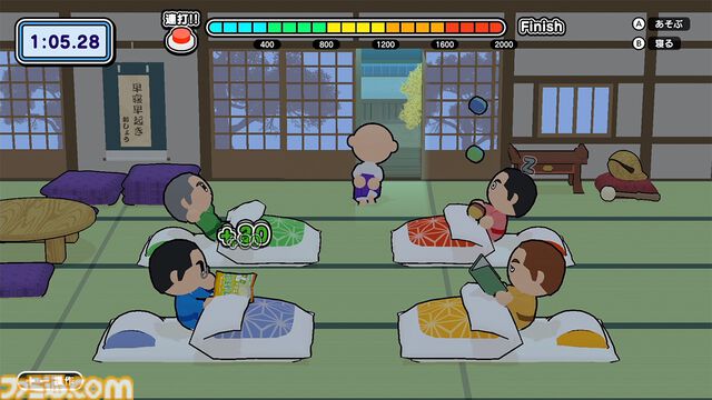 『バレずに夜ふかし』お母さんにバレないように“夜ふかし”してスコアを競うパーティゲームが発売。見回りにはお坊さんやナース、果てはクマもやってくる