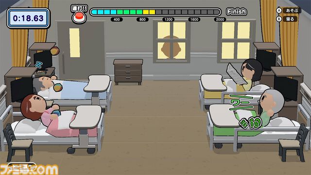 『バレずに夜ふかし』お母さんにバレないように“夜ふかし”してスコアを競うパーティゲームが発売。見回りにはお坊さんやナース、果てはクマもやってくる