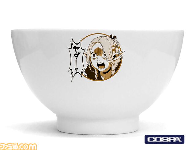 『ダンジョン飯』マルシルの「ヤダーッ」が聞こえそうなアクスタとTシャツが登場。歩き茸のステッカーなどとともにコスパで予約開始