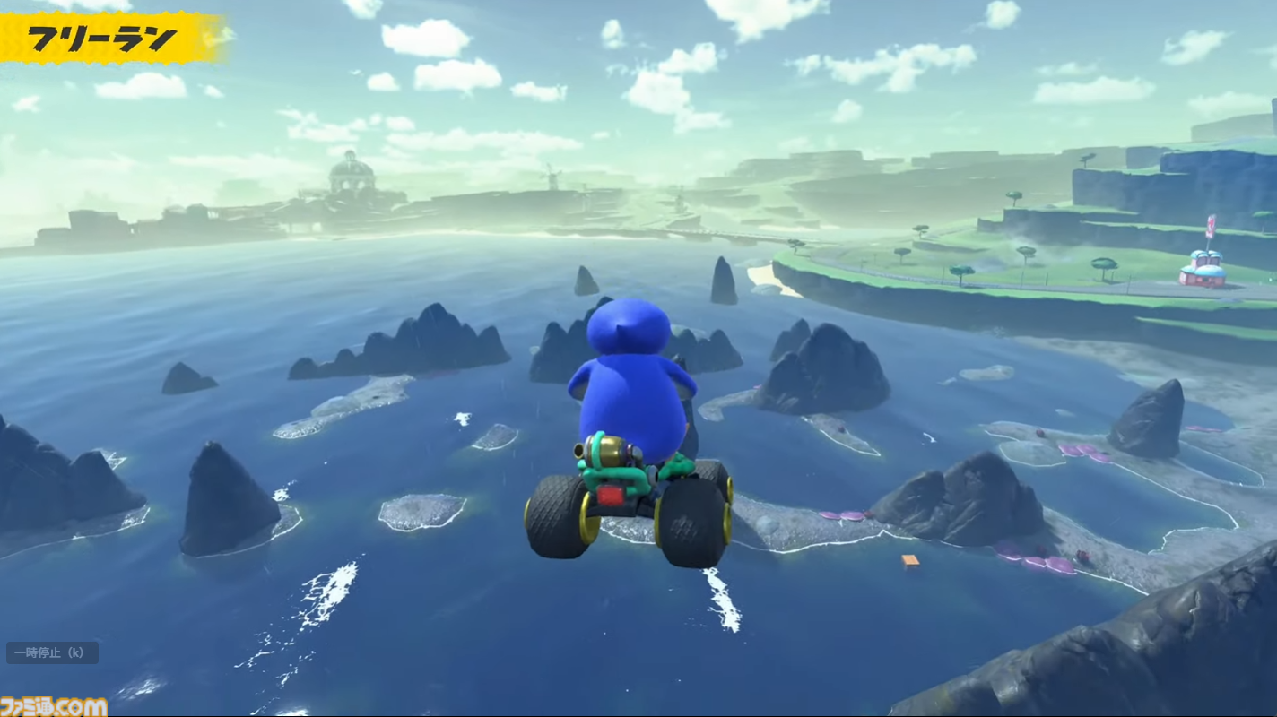【マリカ新作】『マリオカート ワールド』フリーランを紹介。広い世界を気ままにドライブ、Pスイッチでミッションスタート！