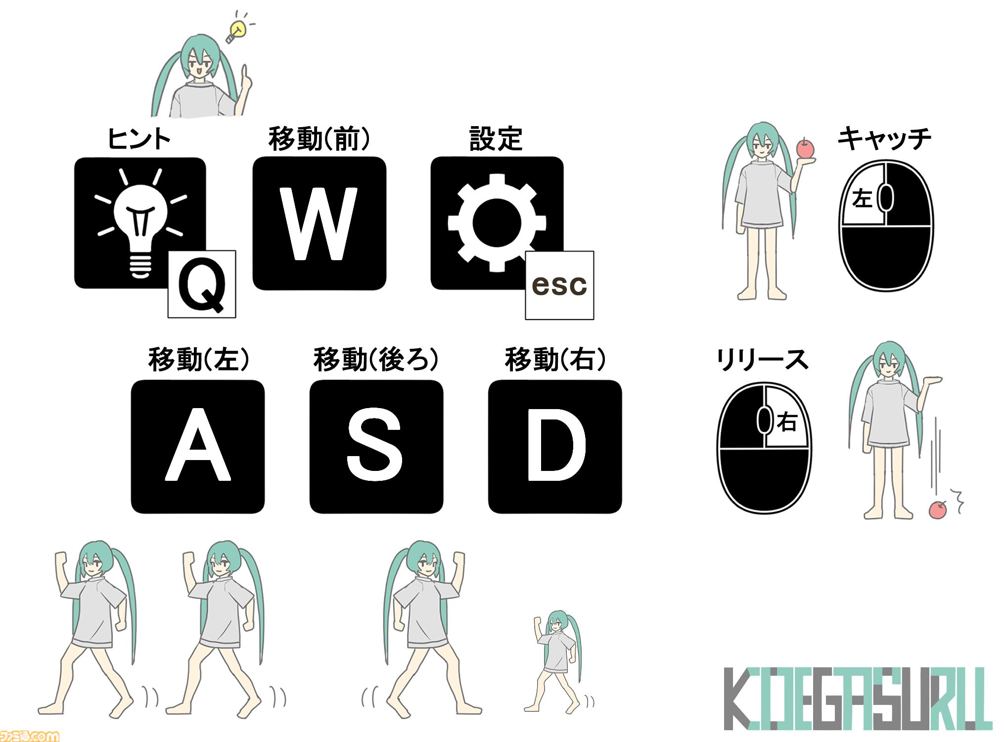『KOEGASURU』初音ミクを操作して自分だけのMVを作る脱出ゲーム、4月25日よりSteamで無料配信。TEMPLIMEの楽曲『こえがする』の世界が舞台