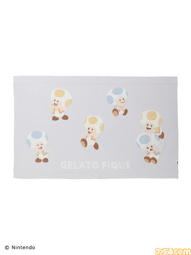 『スーパーマリオ』ジェラピケ新商品が4月24日発売。ヨッシーやキノピオを描いたパステルカラーのルームウェア