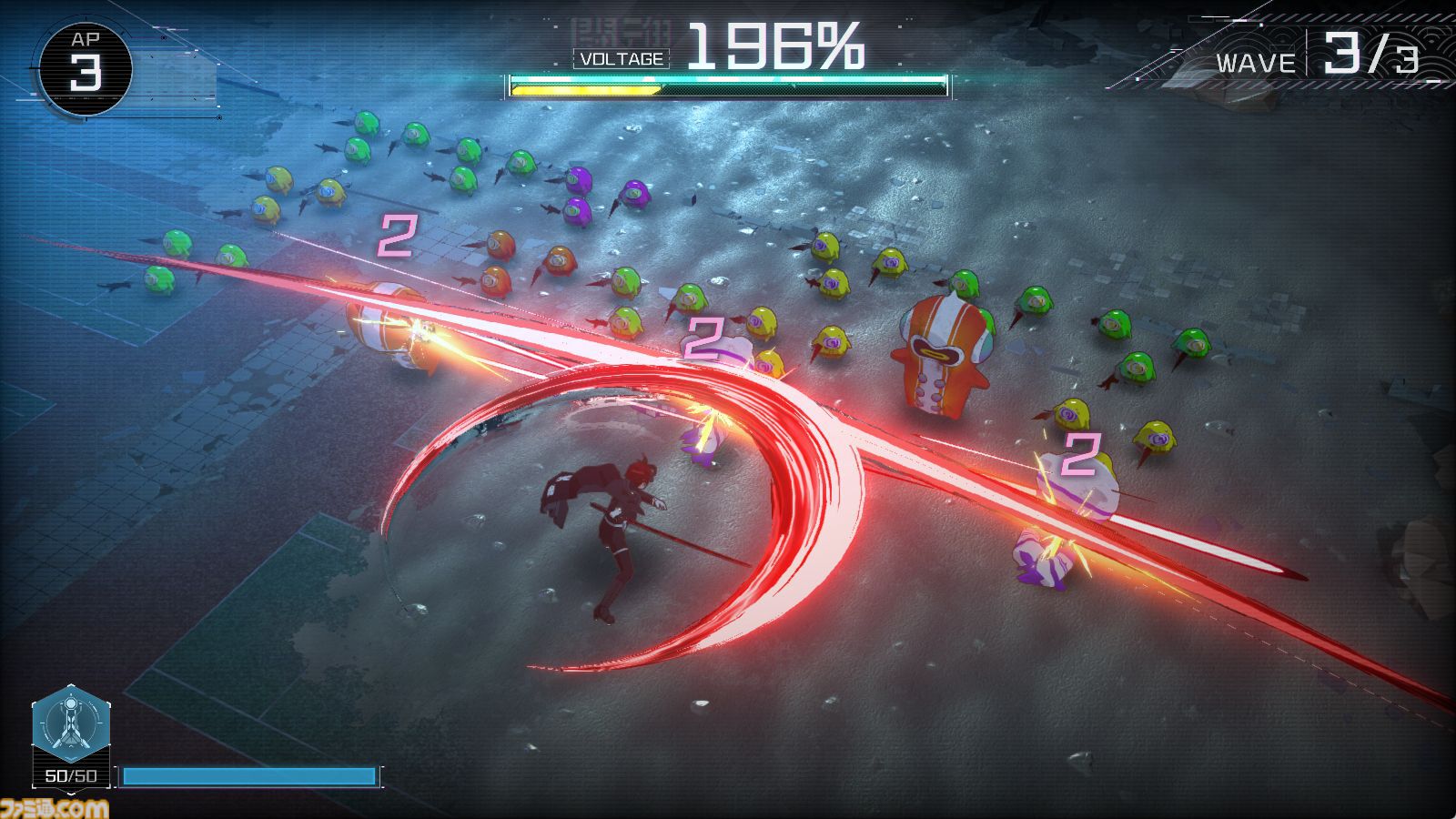 『ハンドレッドライン』SRPG(バトル)パート攻略。APやVOLTAGEの仕組み、戦略物資の活用方法など侵校生との戦いで覚えておきたい知識をまとめて解説