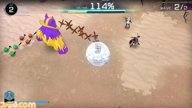 『ハンドレッドライン』SRPG(バトル)パート攻略。APやVOLTAGEの仕組み、戦略物資の活用方法など侵校生との戦いで覚えておきたい知識をまとめて解説