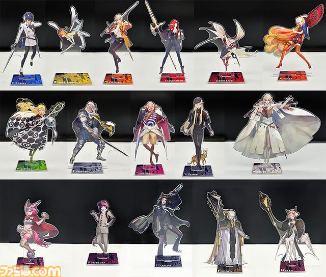 『ペルソナ5R』怪盗団メンバーの躍動感あふれるアクリルスタンドが登場。全員揃えて飾りたい。『ペルソナ3 リロード』『メタファー』新グッズも