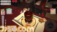 『爆盛食堂』ハンバーガーの具や寿司など食材を盛って盛って盛りまくる3Dパズルゲームが本日（4/24）配信開始。積み終わった食材はスタッフがおいしくいただきます