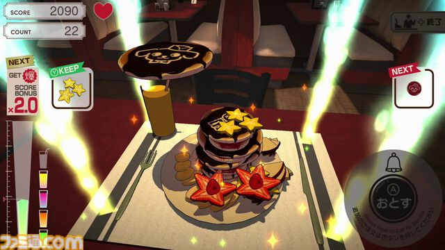 『爆盛食堂』ハンバーガーの具や寿司など食材を盛って盛って盛りまくる3Dパズルゲームが本日（4/24）配信開始。積み終わった食材はスタッフがおいしくいただきます