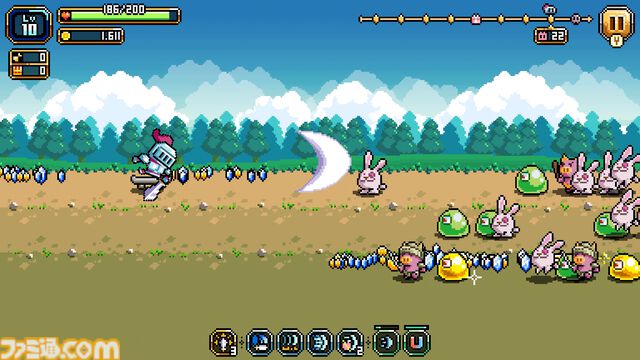 『スケボーナイト』ゆるかわ騎士の横スクローグライトアクション、Steamにて来年発売。上下移動のみのシンプル操作だからお手軽にやりこめる！