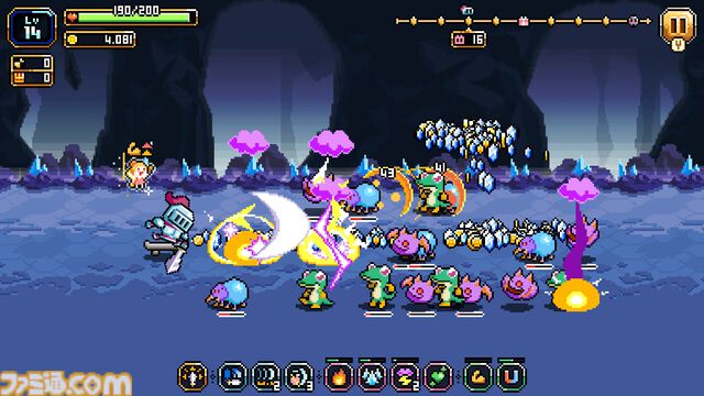 『スケボーナイト』ゆるかわ騎士の横スクローグライトアクション、Steamにて来年発売。上下移動のみのシンプル操作だからお手軽にやりこめる！