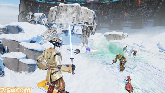 『スター・ウォーズ：銀河のハンター』6月4日リリース。ロールの特徴を生かして戦う、4対4のアリーナバトル。ジェダイ・ドロイドや賞金稼ぎ、ストームトルーパーなど多彩なキャラが参戦