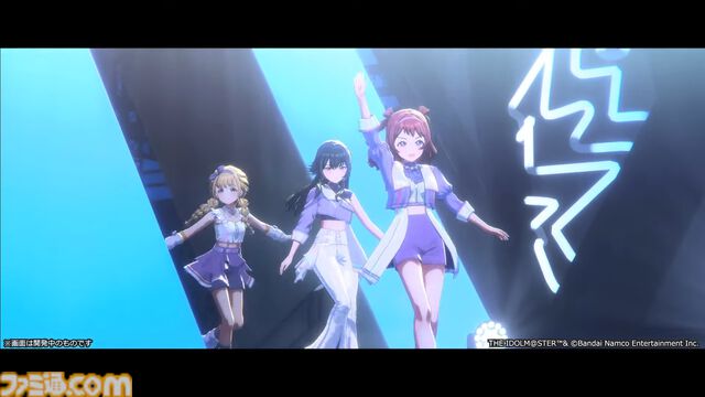 『学マス』初のユニットライブとして『雨上がりのアイリス』が実装決定。Re;IRISの3人（咲季、手毬、ことね）が同じステージでいっしょに歌って踊る