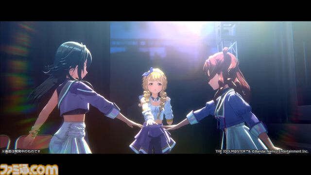『学マス』初のユニットライブとして『雨上がりのアイリス』が実装決定。Re;IRISの3人（咲季、手毬、ことね）が同じステージでいっしょに歌って踊る