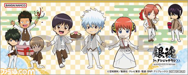 『銀魂』浅草花やしきで5月15日よりコラボイベント開催。銀さん、新八、神楽たちがお祭りを満喫するコラボイラスト公開