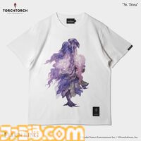 『エルデンリング』聖女トリーナのプリントTシャツが登場。花びらの奥から顔を覗かせる姿が神秘的で儚い。本日（5/2）より予約開始
