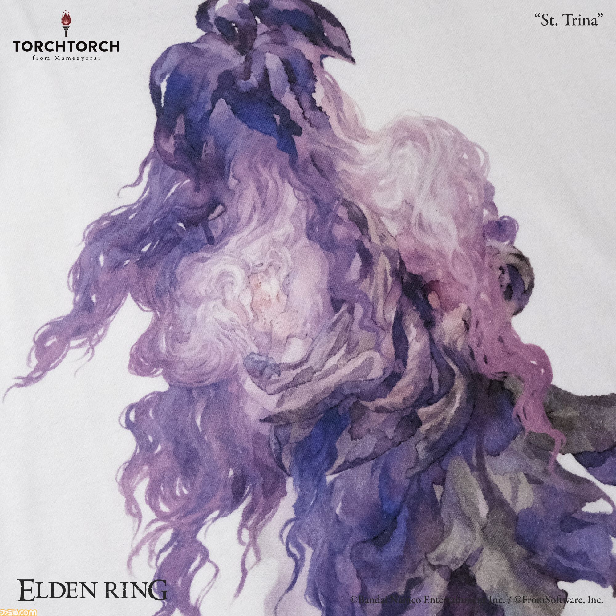 画像ページ (3/6) 『エルデンリング』聖女トリーナのプリントTシャツが