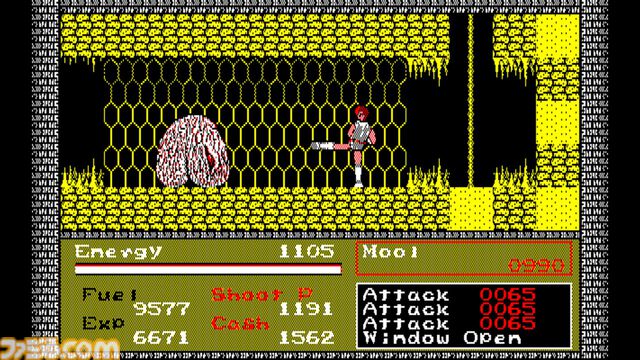 Switch『EGGコンソール 未来 PC-8801mkIISR』配信。シューティングと格闘を駆使して未知の惑星を探索するSFアクションRPG