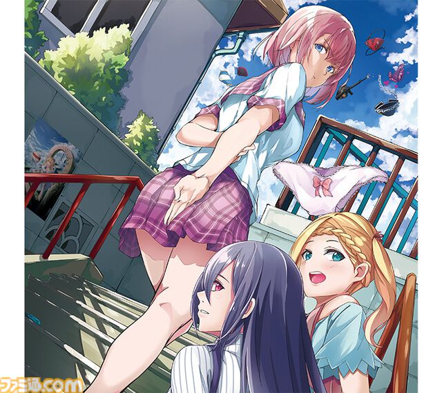 『PantyParty完成体』ファミ通DXパックが予約受付中。夢理花、春佳、凛の“愛の戦士”の姿が傘に付けるめじるしマーカーになって同梱