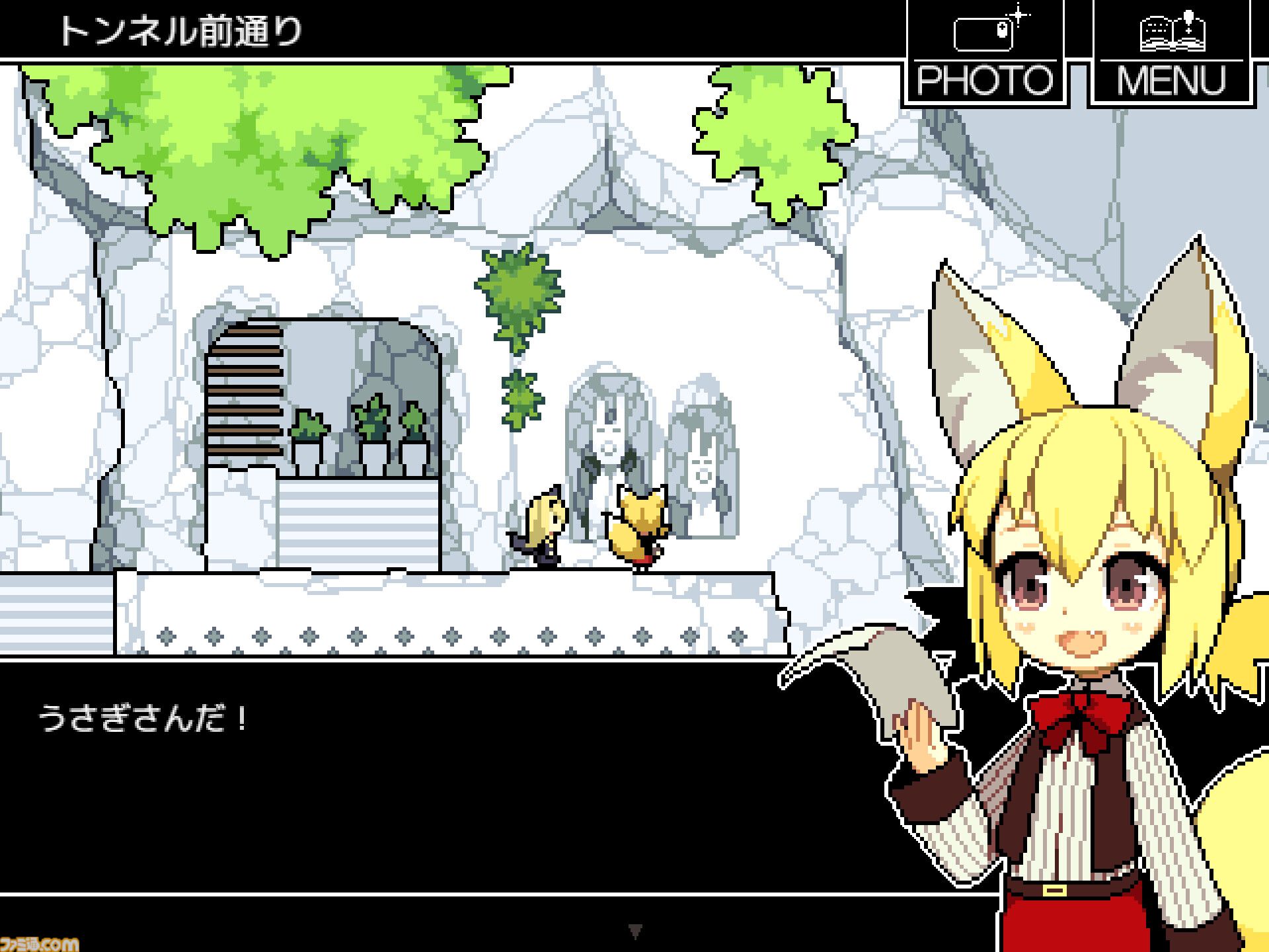 『ロカビリーホステル』ケモミミ少女たちの明るく元気な廃墟探索ゲーム、無料体験版が配信。歩き回れる以外にやれることはないけど可愛いからオッケー