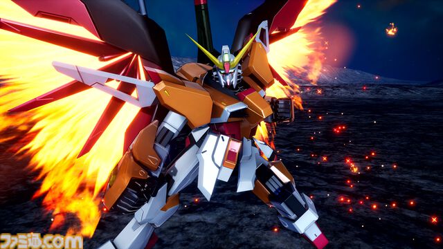 リマスター版『機動戦士ガンダムSEED BATTLE DESTINY』ハイネ専用デスティニーガンダム、ラクスの慰問コンサート用ザクウォーリアなどが参戦。機体の搭乗・地形制限を解除する機能も紹介
