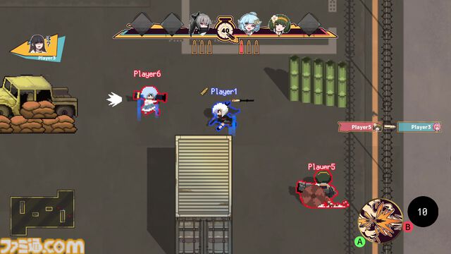 『砲撃少女』大砲片手に戦う少女たちの3vs3対戦型シューター。爆発に当たると敵・味方問わず即退場。5月15日にSteamで発売