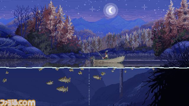 放置釣りゲーム『Cast n Chill』の無料体験版がじんわり人気。美麗ピクセルアートで描かれた大自然のなか、忠犬といっしょにチルな魚釣り