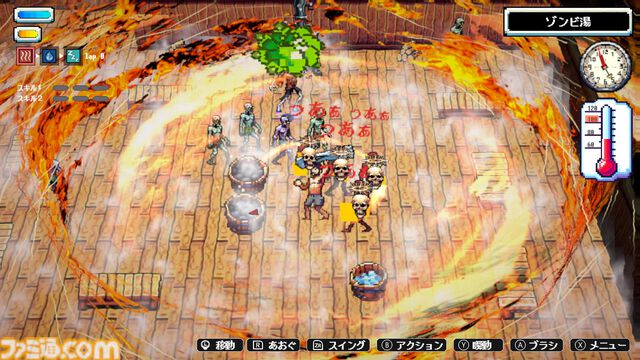 『Sauna of the DEAD』Switch版が5月22日に発売決定。アウフグースやロウリュウの熱風で迫りくるゾンビや悪魔たちを整える2Dサウナアクション