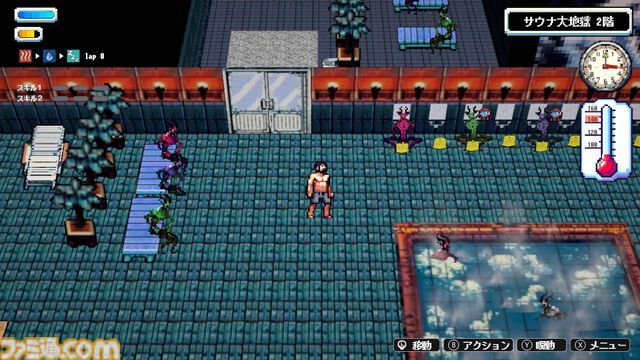 『Sauna of the DEAD』Switch版が5月22日に発売決定。アウフグースやロウリュウの熱風で迫りくるゾンビや悪魔たちを整える2Dサウナアクション