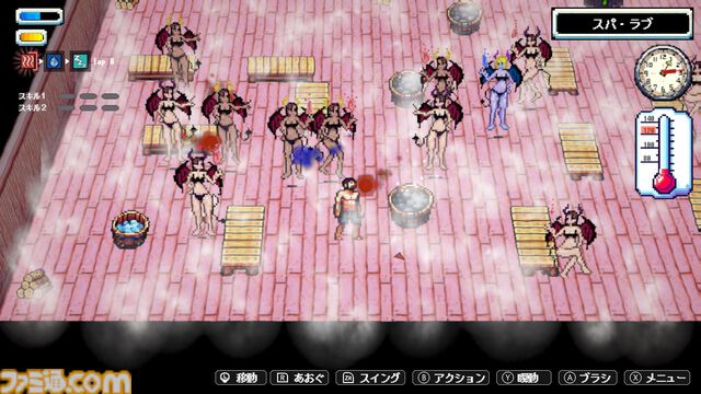 『Sauna of the DEAD』Switch版が5月22日に発売決定。アウフグースやロウリュウの熱風で迫りくるゾンビや悪魔たちを整える2Dサウナアクション
