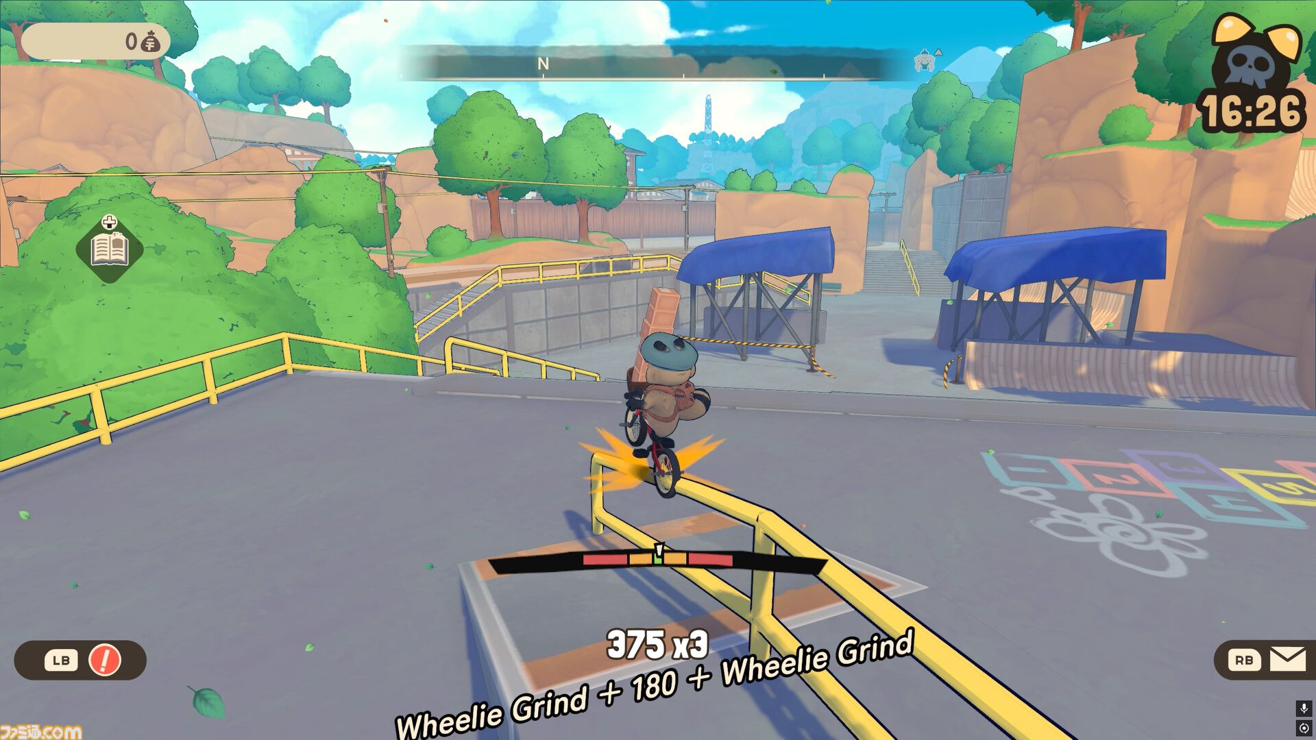 TANUKI: Pon's Summer』タヌキのポンがBMXでトリック決めつつ