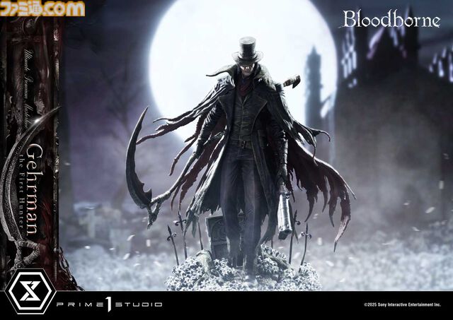 『ブラッドボーン』最初の狩人“ゲールマン”が葬送の刃と散弾銃を構え1/4スケールでスタチュー化。思わず介錯をお願いしたくなる出来栄え