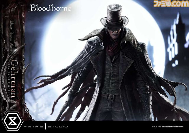 『ブラッドボーン』最初の狩人“ゲールマン”が葬送の刃と散弾銃を構え1/4スケールでスタチュー化。思わず介錯をお願いしたくなる出来栄え