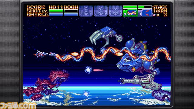 最新メガドライブ用ソフト『アーシオン』のSteamページと公式サイトがオープン。古代祐三が贈る渾身のYM2612サウンド搭載シューティングゲーム