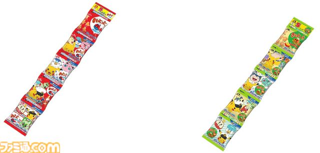 ポケモン菓子型のおっとっとが5月中旬より発売。ピカチュウやリザードンなど全75種類が登場。スマホで撮影するコレクション要素も展開