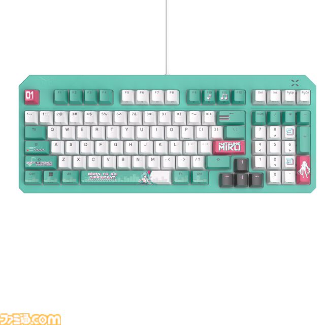 初音ミクとTUF Gamingのコラボゲーミングデバイスが6月中旬より発売。キーボード、マウス、マウスパッド、ヘッドセットの4種にて展開