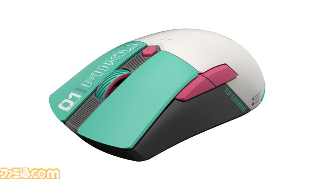 初音ミクとTUF Gamingのコラボゲーミングデバイスが6月中旬より発売。キーボード、マウス、マウスパッド、ヘッドセットの4種にて展開
