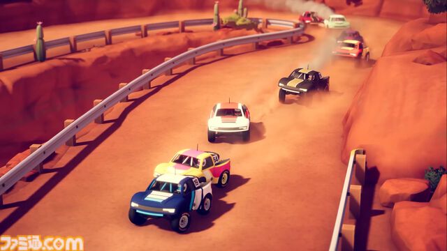 『サーキット・スーパースターズ』おもちゃのようなかわいいビジュアルで本格レースが楽しめる。日本語版がSwitch/PS4向けに本日（5/2）発売