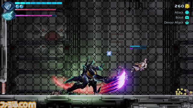 『シャドウラビリンス』世界最速レビュー。『パックマン』と剣士の切り替え爽快バトル、融合してメカになるし、ボスをムシャムシャ捕食します
