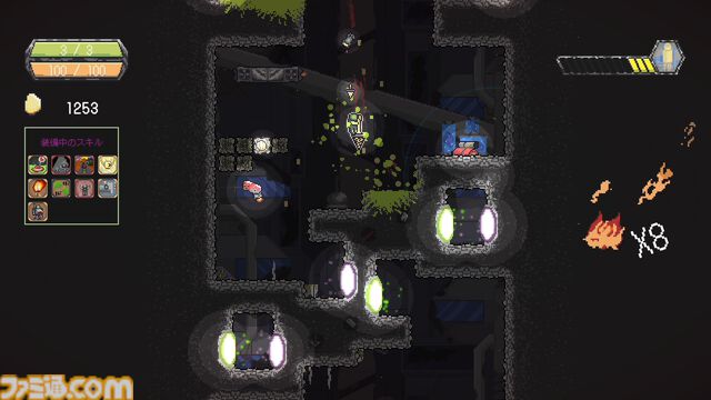 『UDO：未確認ドリル物体』穴掘りローグライク5月29日配信決定。エイリアン潜む深淵に巨大ドリルで挑む落下アクション