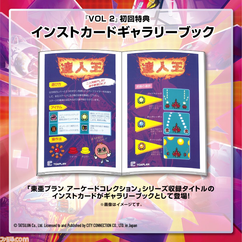 純正インスト+取扱説明書　達人王　TOAPLAN 東亜プラン アーケードコレクション 公式サイト - 株式会社