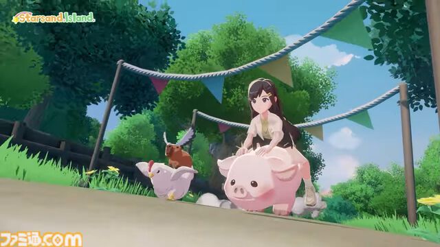 『スターサンドアイランド』動物と仲良くなると騎乗して探索できるように。撫でられるのを好む個体、孤独を愛する個体など隠しパラメータの存在も