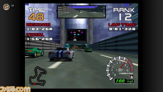 日本未発売の『リッジレーサー 64』が“NINTENDO 64 Nintendo Switch Online”に登場。画面分割対戦も可能な警戒レースゲーム。懐かしのCGキャラ永瀬麗子の姿も