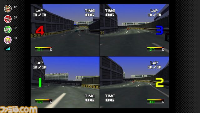 日本未発売の『リッジレーサー 64』が“NINTENDO 64 Nintendo Switch Online”に登場。画面分割対戦も可能な警戒レースゲーム。懐かしのCGキャラ永瀬麗子の姿も
