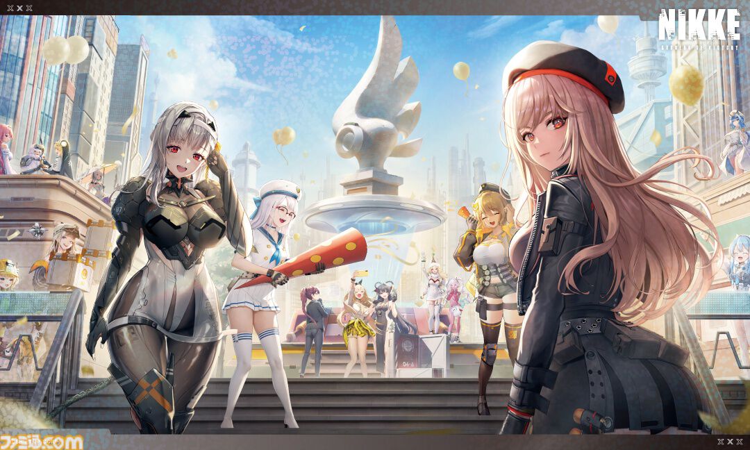 『NIKKE』2.5周年を記念したファミ通コラボイラストグッズがebten限定で発売。エレグの描き下ろしイラストを使用したクリアファイルなどが登場