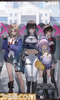 『NIKKE』2.5周年を記念したファミ通コラボイラストグッズがebten限定で発売。エレグの描き下ろしイラストを使用したクリアファイルなどが登場