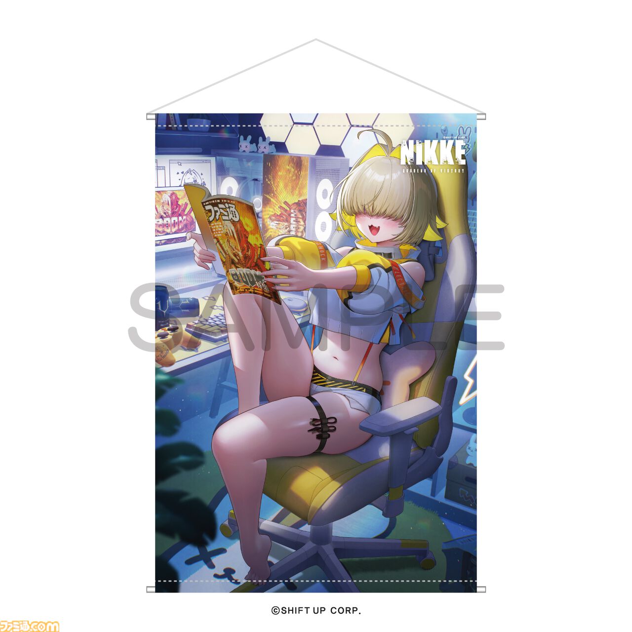 『NIKKE』2.5周年を記念したファミ通コラボイラストグッズがebten限定で発売。エレグの描き下ろしイラストを使用したクリアファイルなどが登場